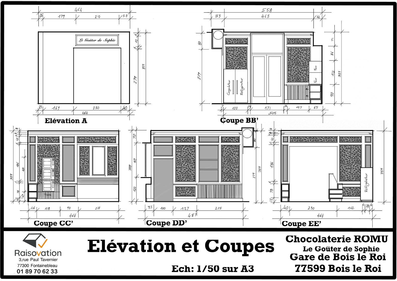 Élévations du projet