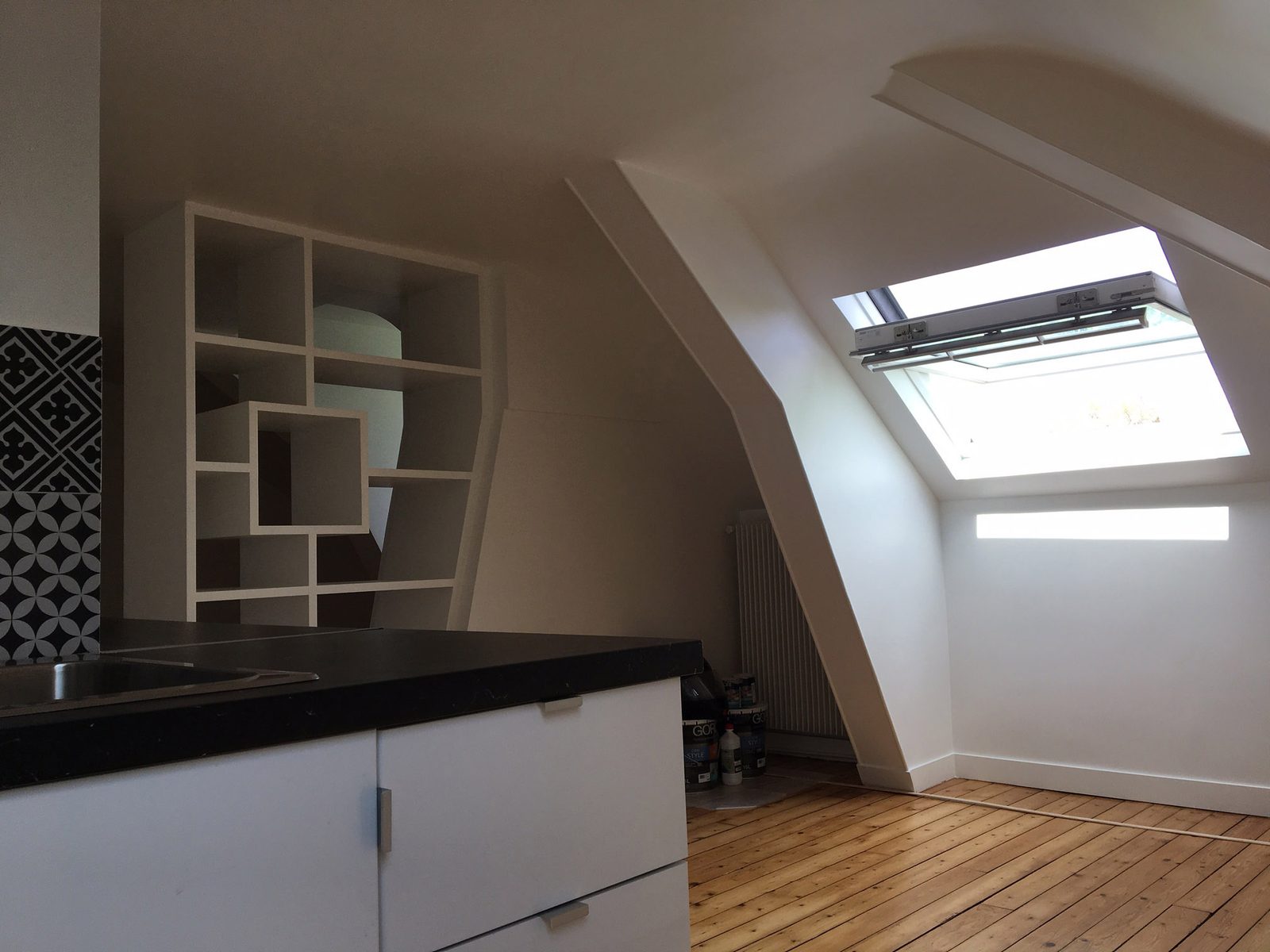 Studio à Fontainebleau après travaux, vue 6