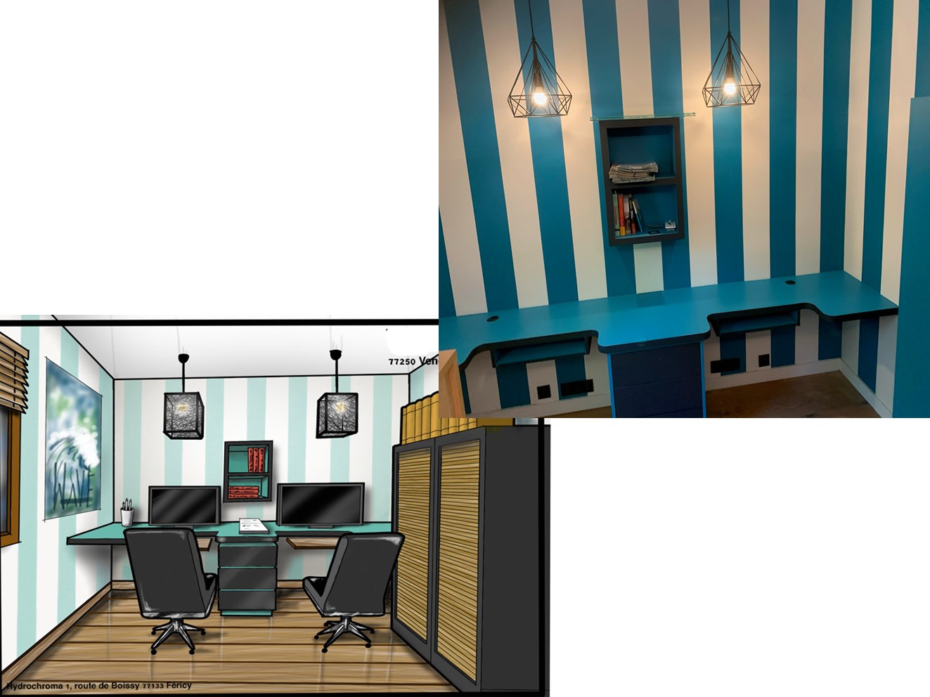 Salle de bain – esquisse et réalisation par Raisovation